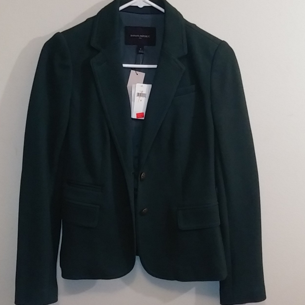 Banana Republic Dark Green Blazer - Details!